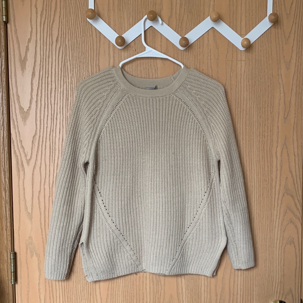 Cream Colored Knit Sweater
